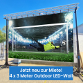 LED Videowand 4 x 3 Meter zum Mieten für Indoor oder Outdoor