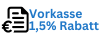 Vorkasse mit 3% Rabatt